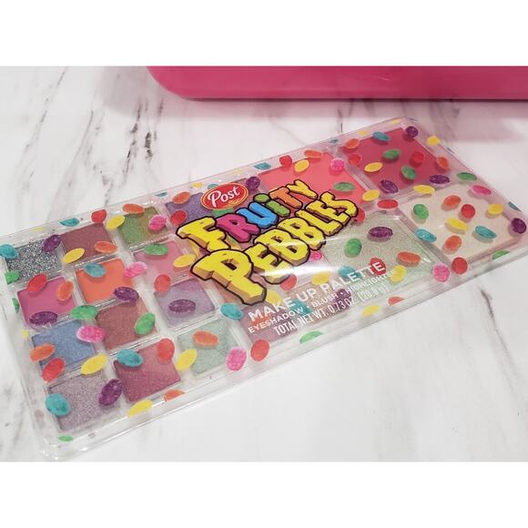 Taste Beauty FRUITY PEBBLES On The Go Cosmetics Case CABOODLES Palette Make-Up - Picture 3 of 12